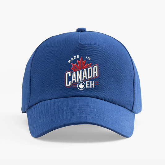 MADE IN CANADA Printed Baseball Cap Blue