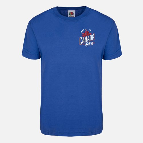 Made In Canada Short Sleeve T Shirt Blue Mens